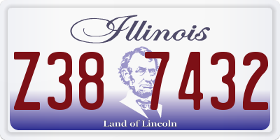IL license plate Z387432