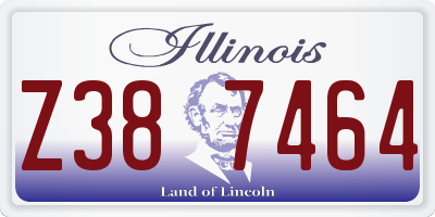 IL license plate Z387464