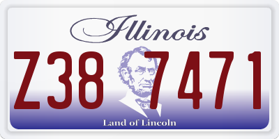 IL license plate Z387471