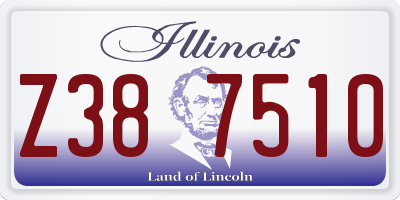 IL license plate Z387510