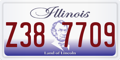 IL license plate Z387709