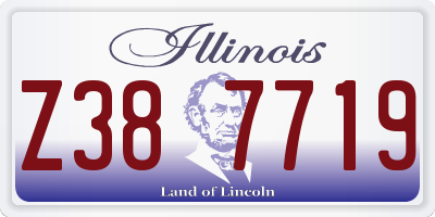 IL license plate Z387719