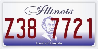 IL license plate Z387721