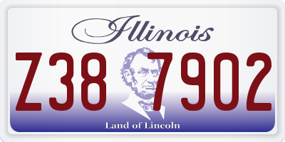 IL license plate Z387902