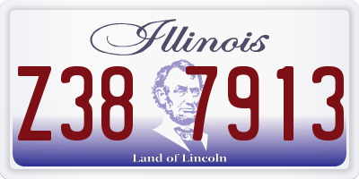 IL license plate Z387913