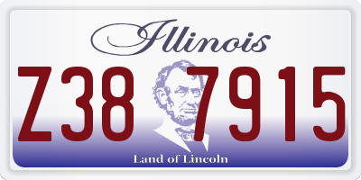IL license plate Z387915