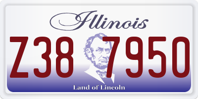 IL license plate Z387950