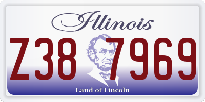 IL license plate Z387969