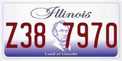 IL license plate Z387970