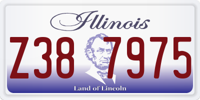 IL license plate Z387975
