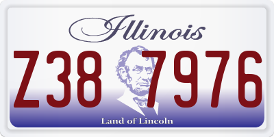 IL license plate Z387976