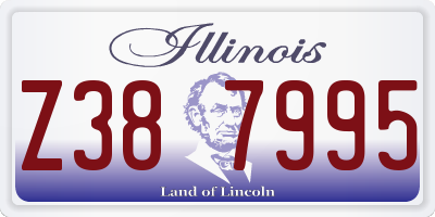 IL license plate Z387995