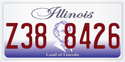 IL license plate Z388426