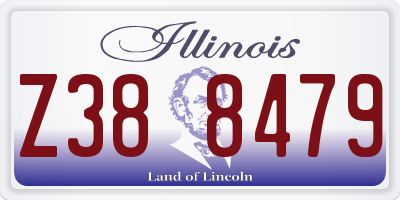 IL license plate Z388479