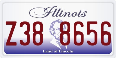 IL license plate Z388656