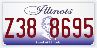 IL license plate Z388695