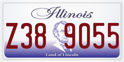 IL license plate Z389055