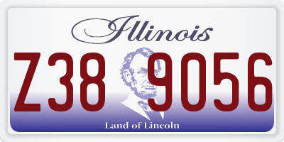 IL license plate Z389056