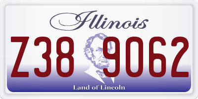 IL license plate Z389062