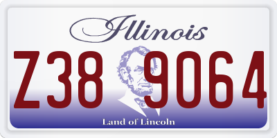 IL license plate Z389064