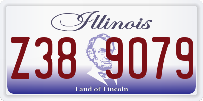 IL license plate Z389079