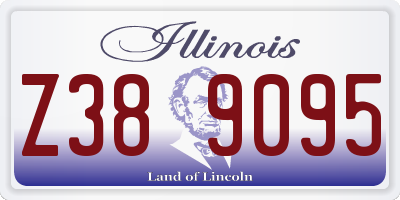 IL license plate Z389095