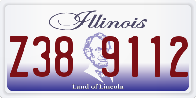 IL license plate Z389112