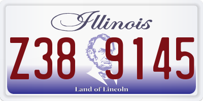 IL license plate Z389145