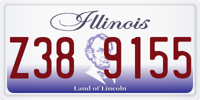 IL license plate Z389155