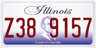 IL license plate Z389157