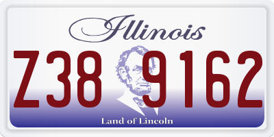 IL license plate Z389162