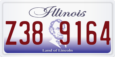 IL license plate Z389164