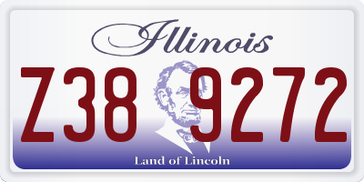 IL license plate Z389272