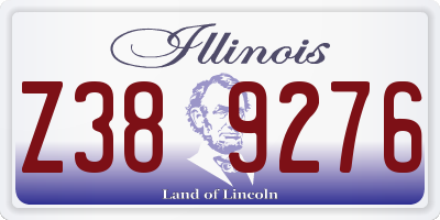 IL license plate Z389276
