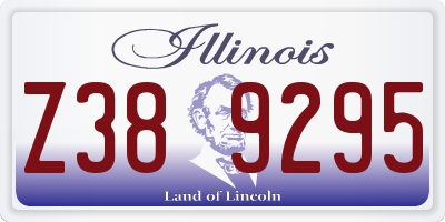 IL license plate Z389295