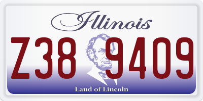 IL license plate Z389409