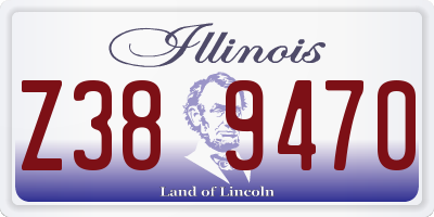 IL license plate Z389470