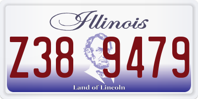 IL license plate Z389479