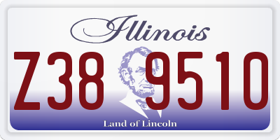 IL license plate Z389510