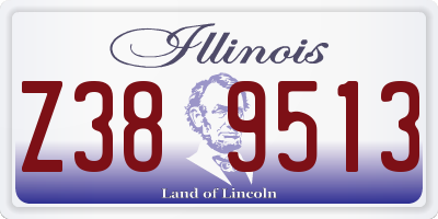 IL license plate Z389513