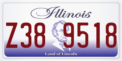 IL license plate Z389518