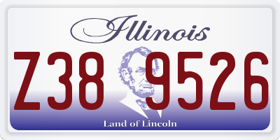 IL license plate Z389526