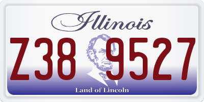 IL license plate Z389527
