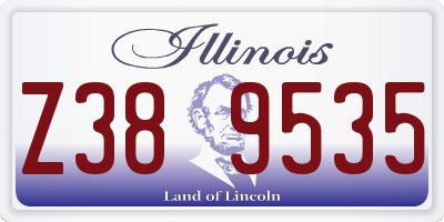 IL license plate Z389535