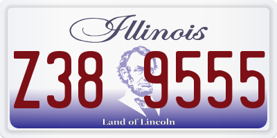 IL license plate Z389555