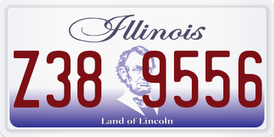 IL license plate Z389556