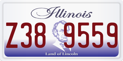 IL license plate Z389559