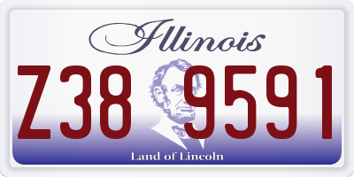 IL license plate Z389591