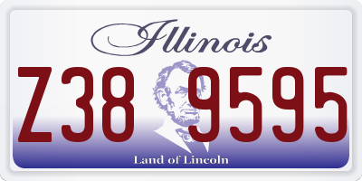 IL license plate Z389595