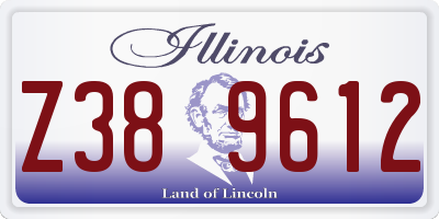IL license plate Z389612